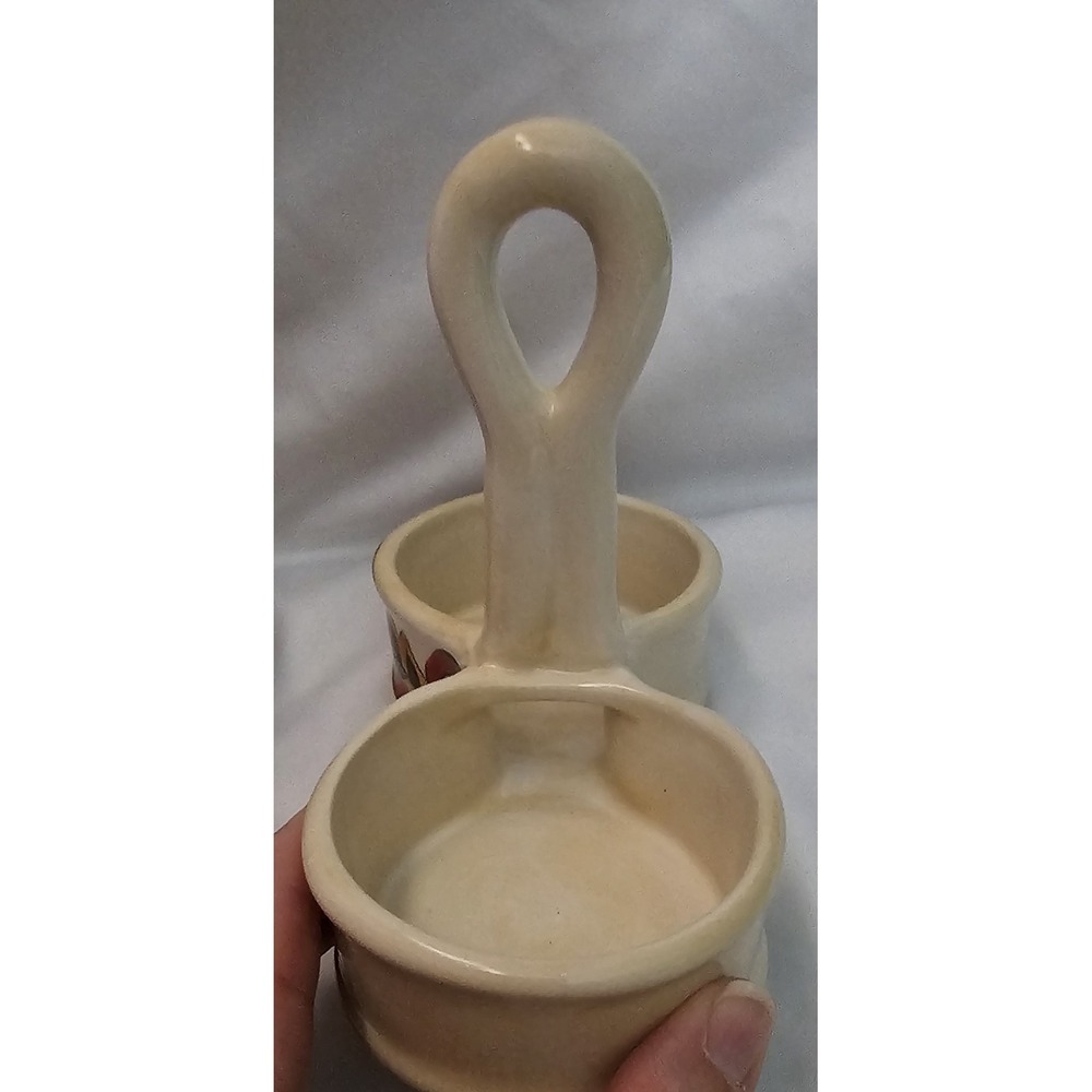 Pier 1 Imports Discontinued Salt & Pepper Shaker Set Carynthum Earthenware - Picture 12 of 15